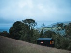 Evening view of shack